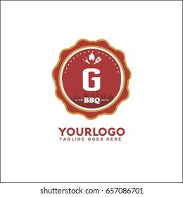 G Letter Retro Vintage Insignia, Logotype, Label or Badge Vector design element, business sign template.