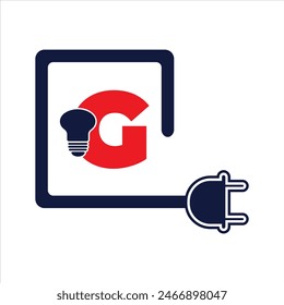 Diseño especial del logotipo del Vector de la letra G
