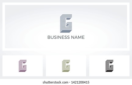 G Letter Stack Layer Logo