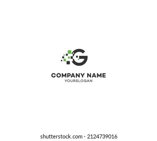 G Diseño del logotipo de la tecnología de la letra Símbolo del vector de plantilla. Icono Letra G ilustración vectorial de tecnología vectorial