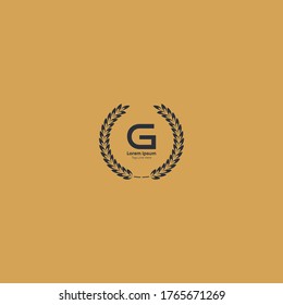G-Brief-Logo mit eindeutigem Wortlaut Design