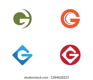 G Letter vector illustration icon Logo Template design