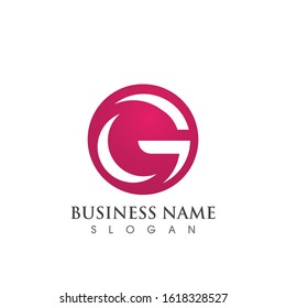 G Letter vector illustration icon Logo Template design