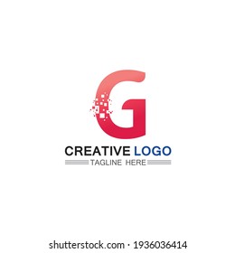 G Letter vector illustration icon Logo Template design