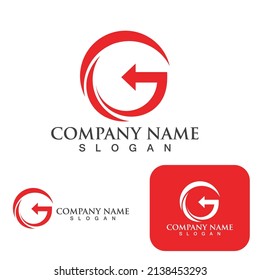 G Letter vector illustration icon Logo Template design