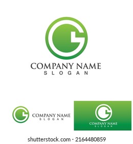 Logo-Vorlage für G-Letter-Vektorgrafik-Symbol