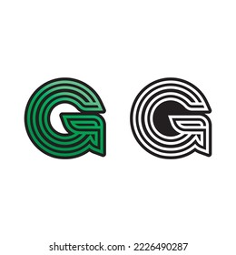 G Letter vector illustration icon Logo Template design
