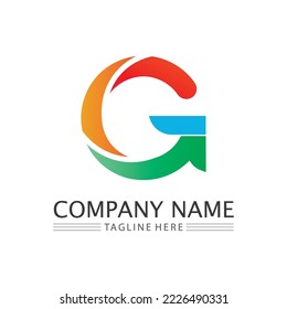 G Letter vector illustration icon Logo Template design