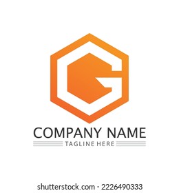 Logo-Vorlage für G-Letter-Vektorgrafik-Symbol