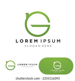Logo-Vorlage für G-Letter-Vektorgrafik-Symbol