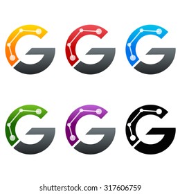 G letter, vector logo design