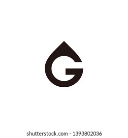 G letter vector logo with location icon