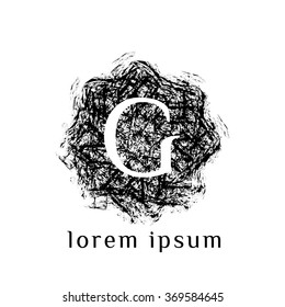 G letter vector logo template (sign, symbol, emblem, ornament)