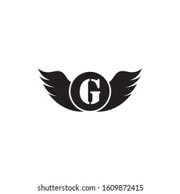 G Letter Wing Logo Business Template Stock Vector (Royalty Free ...