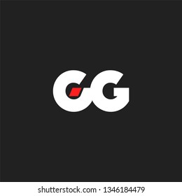 G & G letters Joint logo icon vector template for corporate logo and business card.