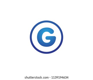 G letters logo symbols template icons