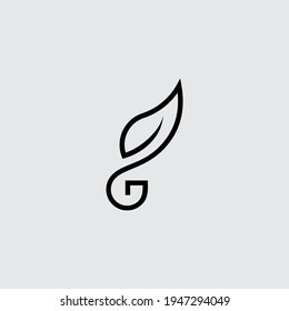 g la línea del logotipo de vida es sencilla y limpia