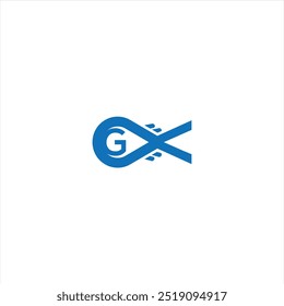 A con G y logotipo de la ubicación