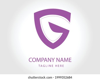 Logo de G. Descripción del diseño del logotipo de la letra G. Símbolo creativo de línea. Marca de logotipo. Icono vector universal - Vector