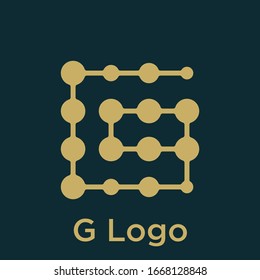 G  logo clean , simple ,neat and abstract