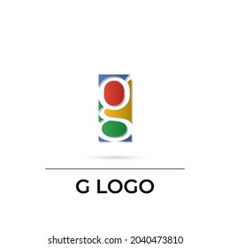 G Logo Colorful Gradient with light shadow
