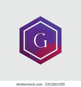 G Logo Farbiges Vektordesign. Symbolkonzept. Abstrakte moderne