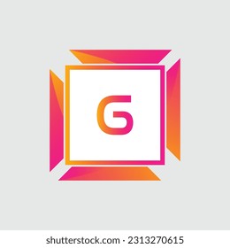 G logo Colorful Vector Design. Icon Concept. Abstract modern