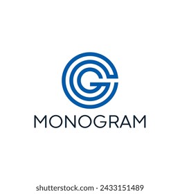 G logo with a connected and modern abstract line design concept