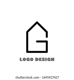 g logo design. building logo design