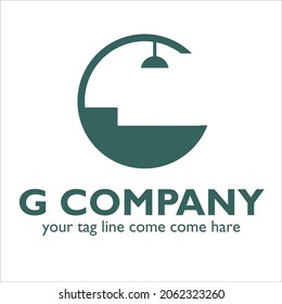 G logo design on Home Furnishing theme