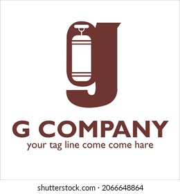 G Logo-Design zum Thema "Physische Fitness"