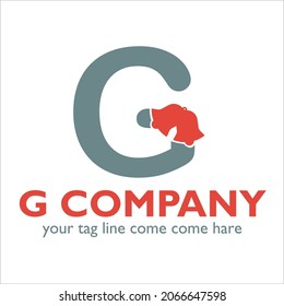 G logo design on Wedding Service theme