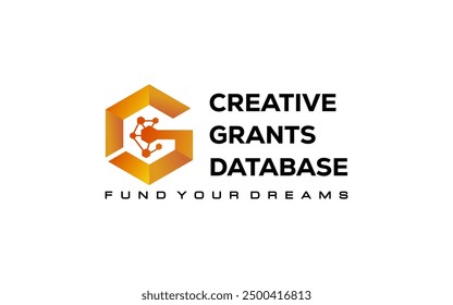 G logo design technology smart networking concept