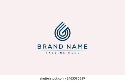 G logo Design Template Vector Graphic Branding Element.