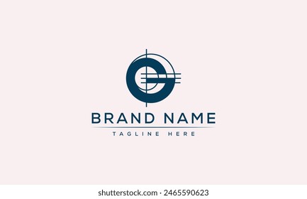 G logo Design Template Vector Graphic Branding Element.