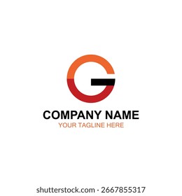 Diseño del logotipo de G, logotipo del Vector, diseño del logotipo de la ilustración