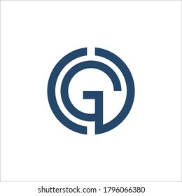 G logo design vector sign