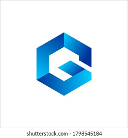 G logo design vector sign