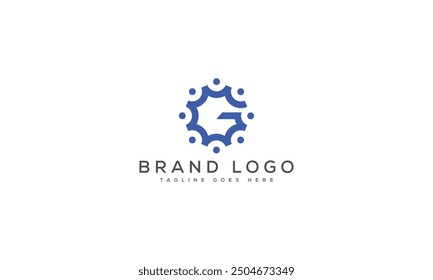 G logo design vector template design for brand