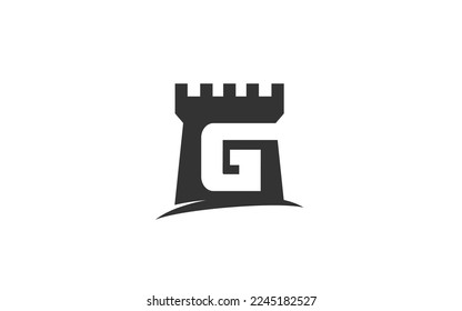 G Logo with FORTRESS letter concept for template