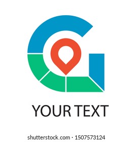 the G logo in green, blue and red, the GPS theme logo.