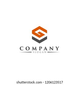 g logo hexagon