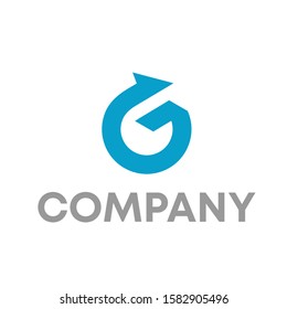 g logo icon design template sign