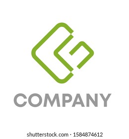 g logo icon design template sign
