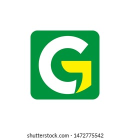 G logo initial letter design template vector illustration