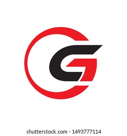 G logo initial letter design template vector illustration