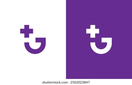 G+ logo, G+ letter logo, G+ initial logo vector logo