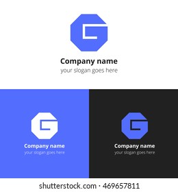 G logo. The letter g logotype Vector design template. 