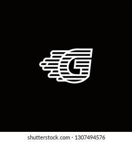 G Logo Letter Speed Designs Template