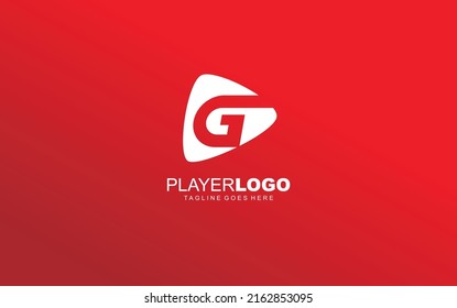 G logo Play for branding company. sign template vector illustration for your brand.